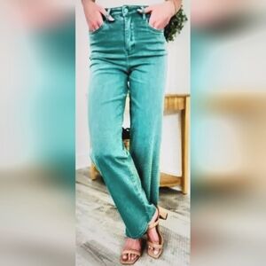 Judy Blue straight sea green jeans  size 22w